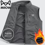 Maoren Men's Outdoor Casual Fleece-Lined Vest 3XL