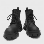 Madingi vyri&scaron;ki batai Fad Velvet Auk&scaron;ti vyri&scaron;ki batai Platforminiai Matinė oda Lokomotyvo batai Auk&scaron;tos kokybės Storu padu Aulinukai Botas Hombre 44
