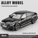 1:18 RS7 Sportback Keturduris Kupė Nuotolinio Valdymo Lydinio Liejimo Modelis Automobilis Pomėgis Kolekcionavimas Dekoratyvinės Dovanos Berniukui Dėžė
