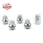 Automobilinis chromas Apsaugos nuo vagystės rato varžtas Užrakto veržlės rakto adapteris tinka Toyota COROLLA RAV4 YARIS CAMRY PRIUS HIGHLANDER M12x1.25