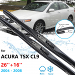 Acura TSX CL9 Honda Accord 2004 2005 2006 2007 2008 Priekiniai berėmiai valytuvų &scaron;luotelės Silikoninės poveržlės Automobilio priedai U J Style A