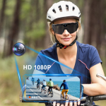 4K Beisbolo Akiniai Su Kamera, I&scaron;manieji Kameros Akiniai, Unisex Saulės Akiniai Su Kamera One Size