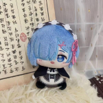 10cm Anime Re:ZERO Pradžia Kitame Pasaulyje Cosplay Pliu&scaron;inė Lėlė Pakabukas Rem Kim&scaron;tas Žaislas Gimtadienio Dovana 10cm