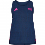 Adidas Adizero Berlyno Maratono Kvėpuojantis Megztukas Tankas Moteri&scaron;ki vir&scaron;utiniai drabužiai JZ2549 M
