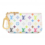 Louis Vuitton x Takashi Murakami Raktų dėklas Daugiaspalvis/Baltas monogramos drobės Moteri&scaron;ki dėklai M28388 Gift Set(Basic Set+Box+Shopping Bag)