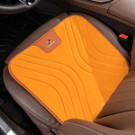 Automobilio sėdynės pagalvėlė Stora izoliacinė flanelinė pliu&scaron;inė sėdynės pagalvėlė Porsche Macan 911 718 Taycan Panamera Cayenne Boxster Cayman oranžinė