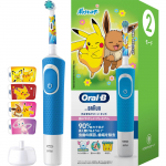 Braun Sumizumi Clean Kids Premium elektrinis dantų &scaron;epetėlis D1004132KPKMBLE Mėlynas Oral-B (Pok&eacute;mon dizainas)