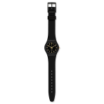 SWATCH Unisex Juodas laikrodis SO28B113 SO28B113 Black