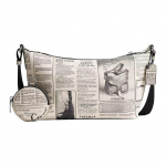 Coach Finn Crossbody 25 su maža ki&scaron;enėle Laikra&scaron;čio ra&scaron;to oda ir ver&scaron;io oda Vidutinio dydžio krep&scaron;ys Moteri&scaron;kas crossbody krep&scaron;ys Sidabrinis Daugiaspalvis CDR22-SVCAH Basic Set (Bag+Dust Bag)