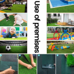 10M Dirbtinės žolės Klijavimo Audinys Be Klijų Vejos Žalias Juostos Sodo Lipni Žolės Kilimo Sujungimo Sodo Dekoracija