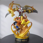 30cm Digimon nuotykių figūrėlės Taichi Agumon War Greymon Anime figūrėlės PVC statula Kolekcinė figūrėlė Stalo papuo&scaron;alas Žaislai Dovana