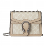 Gucci Dionysus GG Supreme rankinė ant grandinėlės, smėlio spalvos oda 421970-UULBN-9683 Basic Set (Bag+Dust Bag)