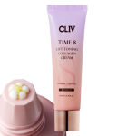 CLIV Time 8 Kolageno kremas veidui - Drėkinamasis, Stangrinamasis, Vitaminai, Peptidai, Niacinamidas - Korėjieti&scaron;ka odos priežiūra - 80ml