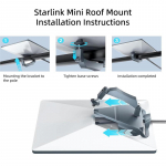 Starlink Mini Stogo Laikiklis, Starlink Mini Laikiklis, Starlink Mini Magnetinis Montavimo Rinkinys Stulpui, Kemperiui, Karavanui, Mobilumui (Starl