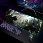 H-Hunt-Showdown Žaidėjo pelės kilimėlis Žaidėjo RGB stalo kilimėlis Klaviatūros kilimėlis Žaidimų ne&scaron;iojami kompiuteriai LED pelės kilimėlis Stalo apsauga Anime pelės kilimėliai RGB600x300x3mm