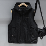 Unisex lengvas gobtuvas liemenė, kvėpuojanti tinklinio pamu&scaron;alo laisvalaikio lauko liemenė (M-2XL) M žalia