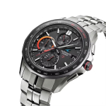 CASIO OCEANUS serija-diskinis trijų rodyklių Manta S7000 serija 100 metrų atsparumas vandeniui saulės energija veikiantis kvarcinis titano dirželis vyri&scaron;kas laikrodis juodas ciferblatas OCW-S7000TS-1AJR juoda