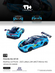 Trends Hobby 1/64 Porsche 911 Gt3 R Le Mans 24H Lmgt3 Lenktyninis Miniatiūrinis Modelis Žaislinis Automobilis Laisvai Sukami Ratai Metalinis Kolekcija Dovana