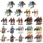 Naujas Žvaigždžių karai 48 vnt. Koviniai droidai  Klonų kariai Minifigūrėlės Dovana New Star Wars 22PCS Battle Droids