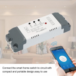 Sonoff Smart Wifi jungiklis universalus modulis 2CH DC/AC7-32V belaidis jungiklis laikmačio telefono APP nuotolinio valdymo pultas balta