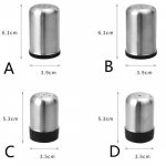 Nerūdijančio plieno prieskonių druskos pipirų plaktuvas Stiklainis Cruet konteineris butelis ratukas virtuvės valgomojo įrankis A