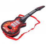Muzika Elektrinė gitara 4 stygos Muzikos instrumentas Mokomasis žaislas Vaikams Žaislas Dovana raudona