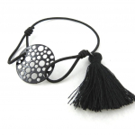 Les Tr&eacute;sors De Lily [N0756] - Bracelet fantaisie 'Carmen' noir