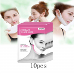 Stangrinanti Lift Skin Veido Kaukė Smakro V formos liekninamoji kaukė Smakro kaukė Lifting Stangrinamoji nuo rauk&scaron;lių V formos veido kaukės 10pcs