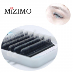 MIZIMO mi&scaron;rios spalvos vienkartinės dirbtinės blakstienos, natūralus priauginimas, akių makiažas, dramati&scaron;kos blakstienos. 0.07mm--C--8mm