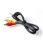 60 cm 3,5 mm lizdo ki&scaron;tukas į 3 RCA adapterį Auk&scaron;tos kokybės 3,5 iki RCA ki&scaron;tukas garso ir vaizdo AV kabelio laidas