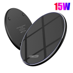 NAUJAS 50 W &bdquo;Qi&ldquo; belaidis įkroviklis greito įkrovimo padėklas, skirtas visiems Qi standartiniams &bdquo;iPhone&ldquo; &bdquo;Samsung Huawei Xiaomi&ldquo; Android mobiliesiems telefonams 15W Standard version