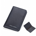 &bdquo;Baellerry&ldquo; vyri&scaron;kos dvipusės piniginės senovinio dizaino PU odinė monetų piniginė Madinga laisvalaikio vyri&scaron;ka piniginė 11*7*0.7cm juoda