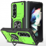 &bdquo;Samsung Galaxy Z Fold 4 Case&ldquo; fotoaparato dangtelis, įmontuotas 360 &deg; pasukamas žiedinis stovas automobilio laikiklis Magnetinis apsauginis smūgiams atsparus dangtelis For Galaxy Z Fold 4 juoda