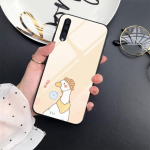 Couple Cat dinozaurų dėklas, skirtas Samsung Galaxy A73 A53 A33 A72 A52 A32 dangtelis, skirtas Samsung A22 A21 A13 A21s 5g A50 Glass Capinha For Samsung A11