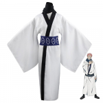 Anime One Piece Cosplay kostiumas Jujutsu Kaisen Ryomen Sukuna Visas komplektas Kimono chalatas Moterys Vyrai Helovino vakarėlis S white