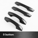 Nauji chromuoti automobilio &scaron;oninių durelių rankenos dangtelio apdailos lipdukų stiliaus priedai, skirti Volkswagen VW GOLF 7 MK7 carbon 4 buttons black