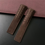 20 mm 22 mm 24 mm juoda mėlyna ruda matinė natūralios odinė laikrodžio apyrankė, skirta TAG HEUER CARRERA AQUARACER Monaco F1 laikrodžio dirželio apyrankė 22mm silver clasp tamsiai ruda spalva