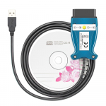 K DCAN jungiklis OBDII diagnostikos kabelis K+DCAN USB sąsaja Ediabas KD CAN automobilio diagnostikos skaitytuvas FT232RL