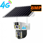 Solar HD monitorius 360 laipsnių namų mobilusis telefonas, nuotolinis lauko fotoaparatas, atsparus vandeniui naktinis matymas