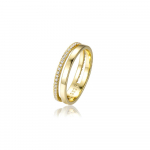 ANDYWEN 925 sterlingų sidabrinis cirkonis CZ Pave blizgantis žiedas moteri&scaron;kas žiedai dvigubo apskritimo 2023 m. žiemos vestuvių puikūs papuo&scaron;alai 6