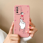 OPPO F21S Pro Rasti X5 Lite Pro F5 F7 F17 F19S dėklas Telefono dangtelis Fashion Love Heart Telefono krep&scaron;iai Matinis mink&scaron;tas silikoninis smūgiams atsparus apvalkalas OPPO buferiui OPPO F5