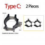 Motociklo prožektorių i&scaron;plėtimo laikiklis universalus tvirtinimo laikiklis buferio amortizatoriaus laikiklis Style C (2 pieces) juoda
