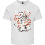 Japonais Kitsune Paranormal Fox Homme Coton Unisex mar&scaron;kinėliai S