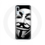 Coque pour samsung galaxy A30 Nous sommes l&eacute;gion masque anonyme