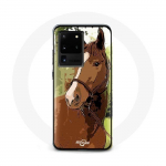 Coque pour Samsung Galaxy S20 Ultra Quarter Horse Marron Race de cheval
