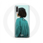 Coque pour Samsung Galaxy A50 Squid Game Kang Sae Byeok Num&eacute;ro 067 art