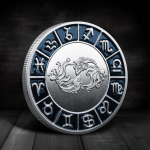 Zodiako atminimo medalis, žvaigždynų monetos, Europos ir Amerikos monetos, žvaigždyno atminimo monetos, sėkmės monetos, zodiako kolekcija