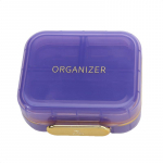 Mažų tablečių dėklų laikiklio dėžutė savaitiniam kelionių piliulių laikikliui ne&scaron;iojamų piliulių dėklų laikiklio konteinerio dėžutė One Size juoda