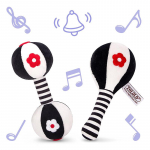2 vnt kūdikių mink&scaron;ti bar&scaron;kučiai naujagimiams žaislai automobilinės kėdutės žaislai kūdikiams kūdikių hantelių bar&scaron;kučių rinkinys 0&ndash;12 mėnesių kūdikiui, dovanos