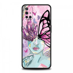 Telefono dėklas, skirtas OnePlus 10 9 Pro 9T 9R 9RT 8T 8 7 6T 7T Nord 2 CE 5G N200 N10 N100 Vir&scaron;elis Paris Art mėlynas drugelis Mergaitės gėlė Nord CE 2 5G
